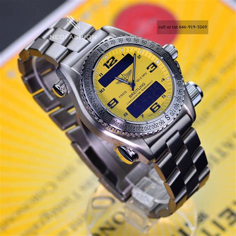 breitling distress watch|BREITLING EMERGENCY SuperQuartz Titanium E76321.